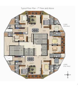 Project Image of 3426 Sq.ft 5 BHK Apartment / Flat for sale in Anushakti Nagar for Rs. 135000000