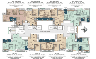 Project Image of 1200 Sq.ft 3 BHK Apartment / Flat for sale in Kiwale for Rs. 9119000
