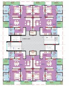 Project Image of 1102.0 - 1179.04 Sq.ft 2 BHK Apartment for buy in Tirumala 24 Carat
