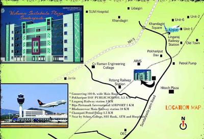 Vishwam Sailabala Plaza Location Plan 1