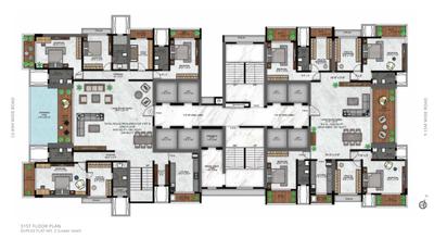 Project Image of 850.0 - 1177.0 Sq.ft 3 BHK Apartment for buy in Rishabraj Phoenix