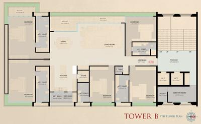 Project Image of 2744.69 - 5532.11 Sq.ft 5 BHK Apartment for buy in Triyom Palace