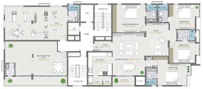 Project Image of 1855.0 - 2640.0 Sq.ft 3 BHK Apartment for buy in Arihant Vihaana