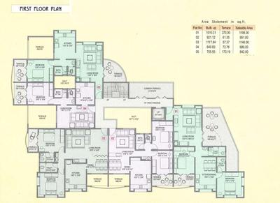 Project Image of 686.0 - 1195.0 Sq.ft 1 BHK Apartment for buy in Shri Varad Laxmi Plaza