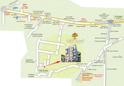 Srinivasa Glen wood Location Plan 1