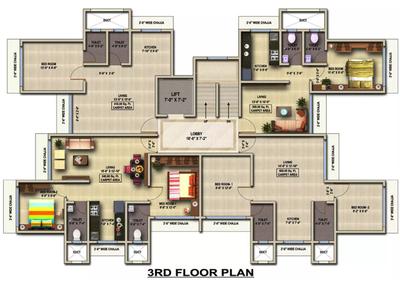 Project Image of 220.0 - 540.0 Sq.ft 1 BHK Apartment for buy in Hirani Ruby CHS