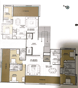 Project Image of 2360 Sq.ft 3 BHK Apartment / Flat for sale in Rander for Rs. 24800000