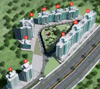 Project Image of 373.61 - 693.2 Sq.ft 1 BHK Apartment for buy in Arihant City Phase I Buiding A B C D D1 D2 H H1 H2 F