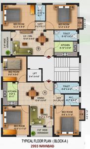Project Image of 910.0 - 2016.0 Sq.ft 2 BHK Apartment for buy in Lake Oasis
