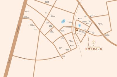 Project Image of 1296.0 - 1332.0 Sq.ft 2 BHK Apartment for buy in Siddhi Vinayak Emerald