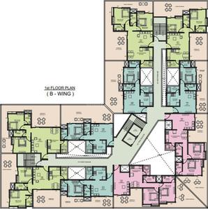 Project Image of 440.0 - 778.0 Sq.ft 1 BHK Apartment for buy in Abhiman Associates Blithe Icon Wing B
