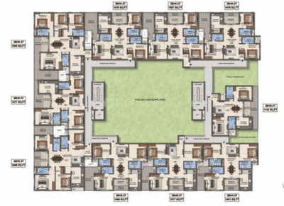 Project Image of 1142.0 - 1846.0 Sq.ft 2 BHK Apartment for buy in Marutham Neptune Phase 2