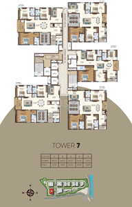 Project Image of 2150 Sq.ft 3 BHK Apartment / Flat for sale in Moosapet for Rs. 19800000