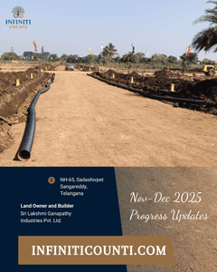Project Image of 1539.0 - 2700.0 Sq.ft Residential Plot Plot for buy in Alekhya Infiniti Counti