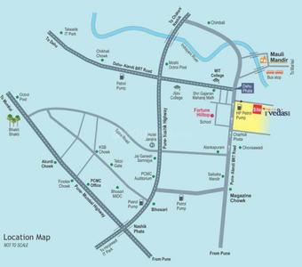 Project Image of 444.76 - 981.35 Sq.ft 1 BHK Apartment for buy in Fortune Vedas Phase I