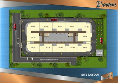 Project Image of 915.0 - 1000.0 Sq.ft 2 BHK Apartment for buy in Creations Diadem