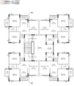 Project Image of 534.97 - 798.79 Sq.ft 2 BHK Apartment for buy in Siddhi Nandan