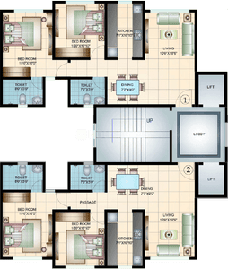 Project Image of 591.0 - 738.0 Sq.ft 1 BHK Apartment for buy in DSS Tivon Park Wing E And F