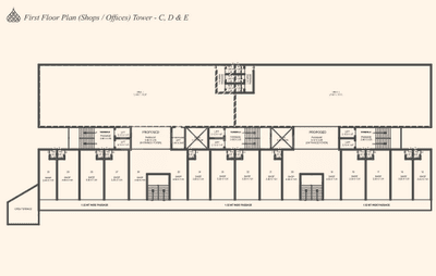 Project Image of 0.0 - 817.0 Sq.ft 2 BHK Apartment for buy in Imperia Al Makkah Towers