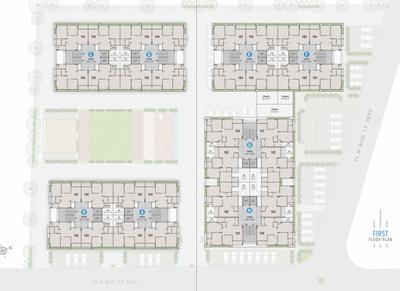 Project Image of 615.7 - 651.0 Sq.ft 2 BHK Apartment for buy in R Sheladia Panchamrut Skyz