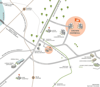 Project Image of 0.0 - 321.95 Sq.ft 1 BHK Apartment for buy in Lodha Crown Dombivli 3