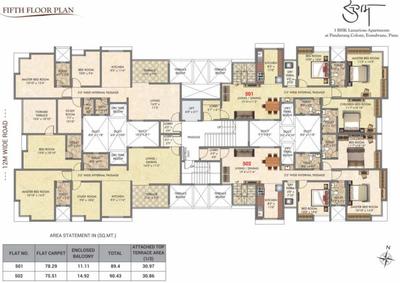 Project Image of 671.0 - 1023.0 Sq.ft 3 BHK Apartment for buy in Kotibhaskar Sugam CHSL