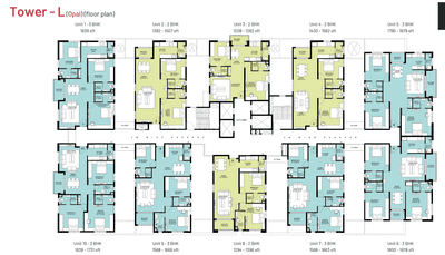 Project Image of 1208.0 - 2650.0 Sq.ft 2 BHK Apartment for buy in Indis PBEL City