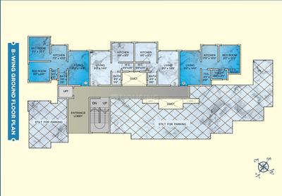 Project Image of 279.97 - 656.6 Sq.ft 1 BHK Apartment for buy in Shantee Skyblue Residency