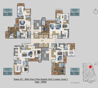 Project Image of 1794.0 - 5143.0 Sq.ft 2.5 BHK Apartment for buy in Sattva Aangane