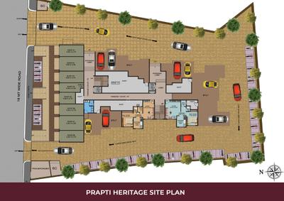 Project Image of 267.7 - 478.67 Sq.ft 1 BHK Apartment for buy in Prapti Heritage