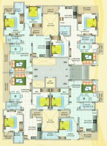 Project Image of 0.0 - 552.94 Sq.ft 2 BHK Apartment for buy in R K Shree Ganesh Apartment