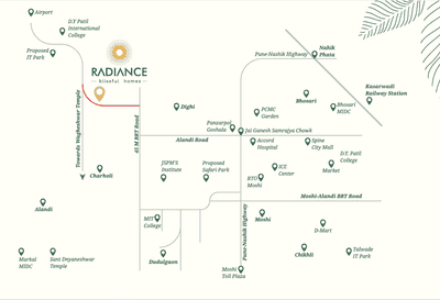 Project Image of 472.0 - 811.0 Sq.ft 1 BHK Apartment for buy in Shridhar Radiance