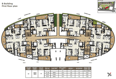 Project Image of 1073 Sq.ft 2 BHK Apartment / Flat for sale in Charholi Budruk for Rs. 9000000