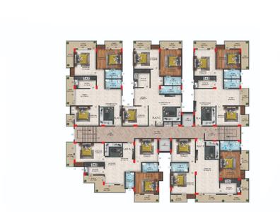 Project Image of 1400.0 - 1569.45 Sq.ft 3 BHK Apartment for buy in Shri Sai Roshan Enclave