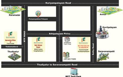 Project Image of 1017.0 - 2020.0 Sq.ft 2 BHK Villa for buy in ABI Vetri Velava Nagar
