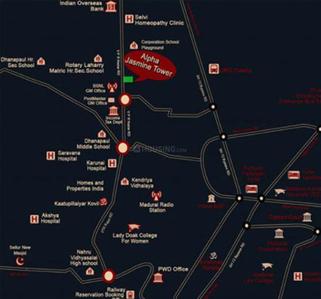 Project Image of 1010.0 - 1400.0 Sq.ft 2 BHK Apartment for buy in BECC Alpha Jasmine Tower