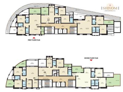 Project Image of 587.0 - 1295.0 Sq.ft 2 BHK Apartment for buy in Space Shivom Regency