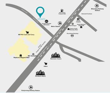 Project Image of 0.0 - 391.0 Sq.ft 1 BHK Apartment for buy in Sanghvi Atlanta