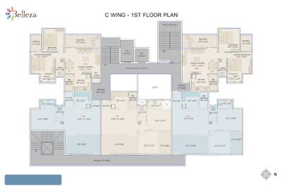 Project Image of 755.0 - 807.0 Sq.ft 2 BHK Apartment for buy in Vishal Belleza C Wing