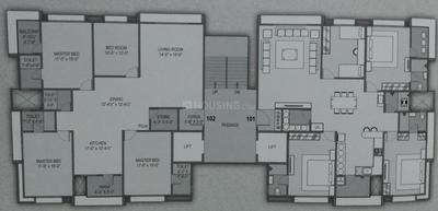 Project Image of 0.0 - 2602.0 Sq.ft 4 BHK Apartment for buy in Silver Maxima