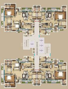 Project Image of 2299.0 - 7262.0 Sq.ft 3 BHK Apartment for buy in Aspire Leisure Park