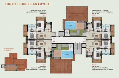 Project Image of 1200 Sq.ft 2 BHK Apartment / Flat for sale in Calangute for Rs. 14200000