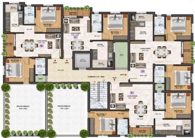 Project Image of 577.0 - 876.0 Sq.ft 1 BHK Apartment for buy in Obel Central Park