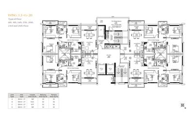 Project Image of 1572.0 - 2261.0 Sq.ft 3 BHK Apartment for buy in Crown