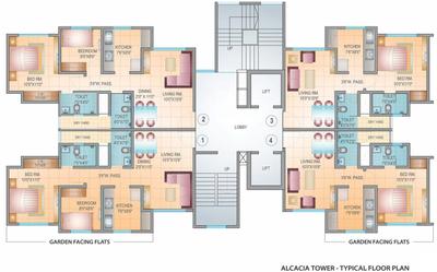 Project Image of 445.0 - 613.0 Sq.ft 1 BHK Apartment for buy in DSS Mahavir Kalpavruksha Oak Tulip Alcacia Almond
