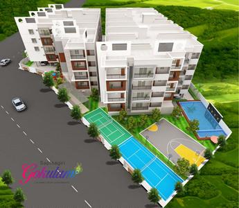 Project Image of 807.0 - 1104.11 Sq.ft 2 BHK Apartment for buy in Sapthagiri Gokulam