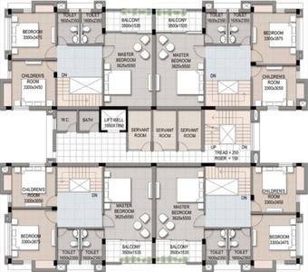 Project Image of 2124 Sq.ft 4 BHK Apartment / Flat for sale in Vedic Village for Rs. 9000000