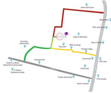 Project Image of 1080.0 - 1150.0 Sq.ft 2 BHK Apartment for buy in Nestcon Aster