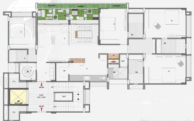 Project Image of 3500.0 - 3550.0 Sq.ft 4 BHK Apartment for buy in Sankalp Grace I