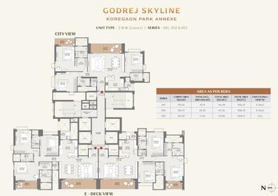 Project Image of 1348.0 - 2397.04 Sq.ft 3 BHK Apartment for buy in Godrej Skyline